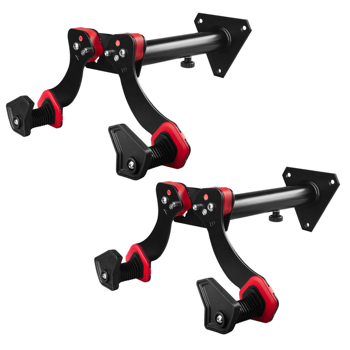 Maclean Wall-Mounted Bike Rack, Steel, Max. Load 30 kg, MC-449, 2 pieces