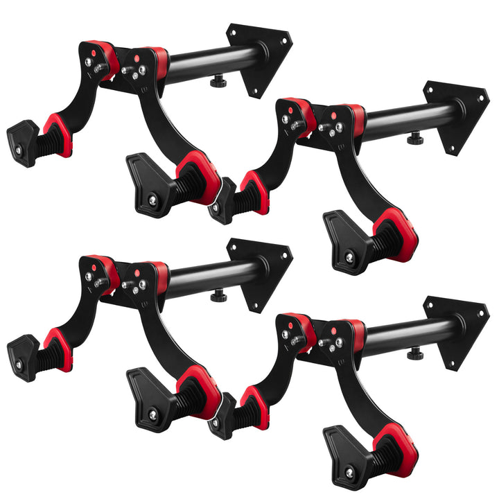 Maclean Wall-Mounted Bike Rack, Steel, Max. Load 30 kg, MC-449, 4 pieces
