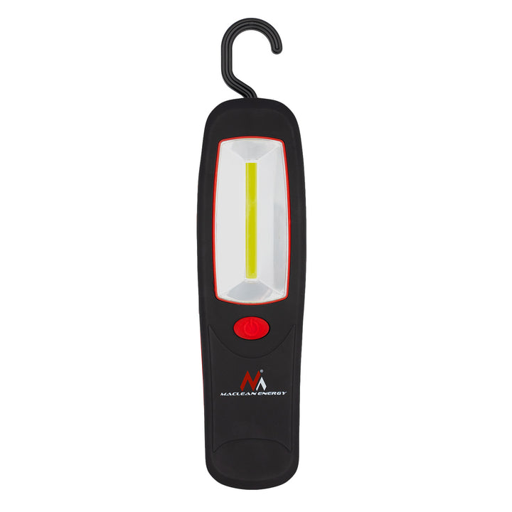 2 Maclean COB LED workshop lamps, magnet, hook, MCE03 + 6 R-06 R06 AA LR06 1.5V VARTA Longlife Power batteries