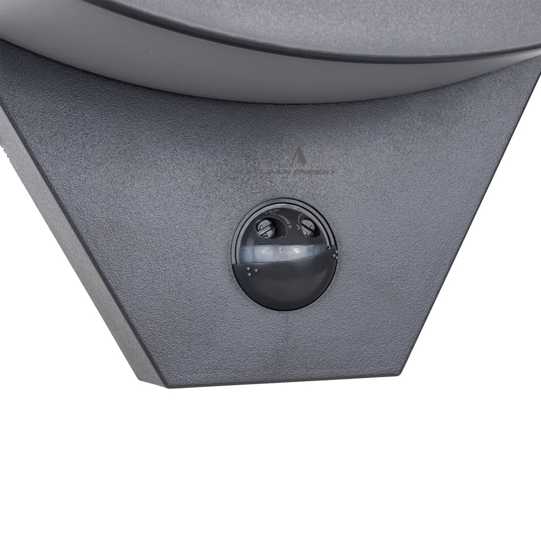 Maclean LED Motion Sensor Light, Infrared Motion Sensor, Gray, 10W, IP54, 800 lm, MCE290 GR, 2 pieces