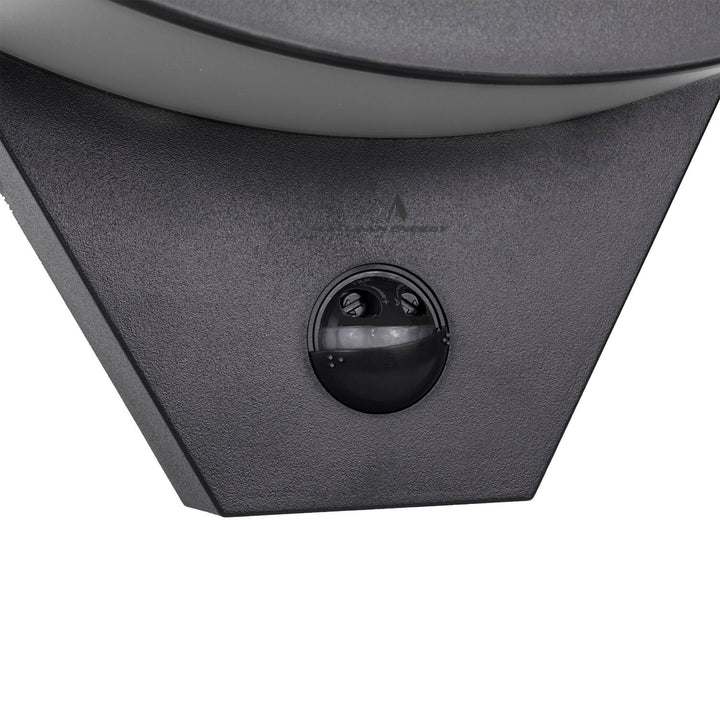 Maclean LED Motion Sensor Light, Infrared Motion Sensor, Black, 10W, IP54, 800 lm, MCE290 B, 4 pieces