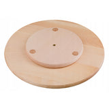 Practic rotating board, for serving snacks and pizza, beech wood, 40 cm diameter, 20090700