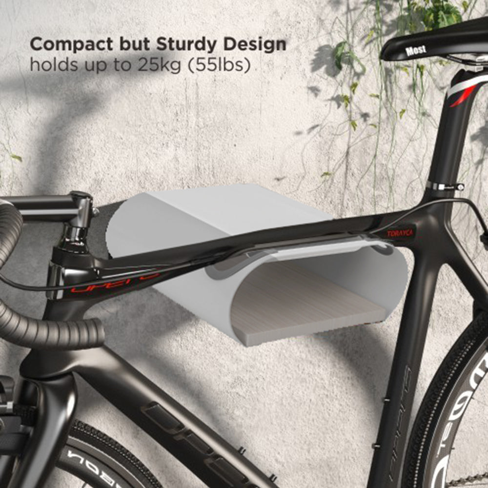 Maclean Wall-Mounted Bike Rack/Holder, 25 kg max, MC-466, 4 pieces