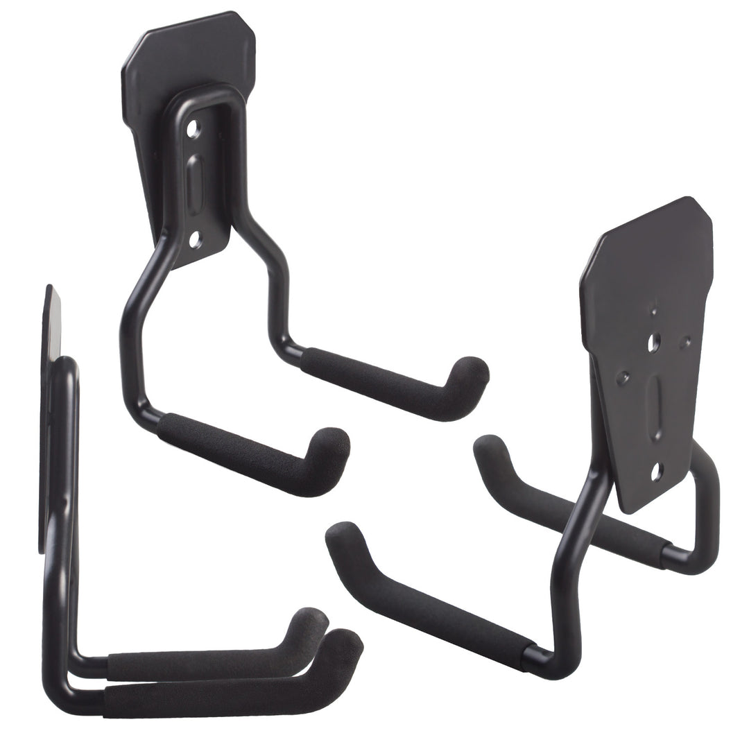 Maclean Wall Mount / Hanger for the Garage, for tires, gardening tools, ladders, and garden hoses, max. 35 kg, MC-439, 3 pieces