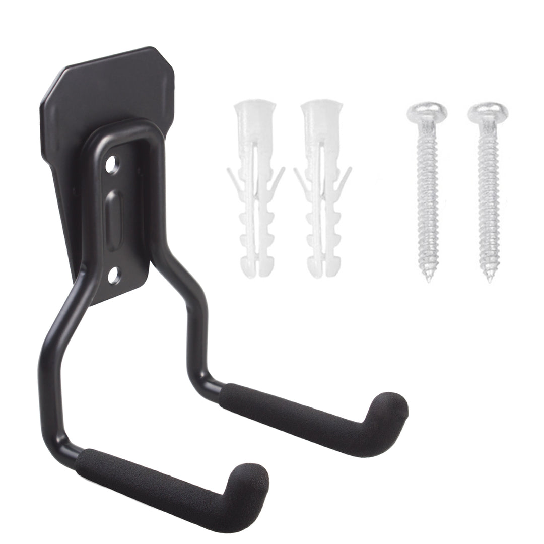 Maclean Wall Mount / Hanger for the Garage, for tires, gardening tools, ladders, and garden hoses, max. 35 kg, MC-439, 4 pieces