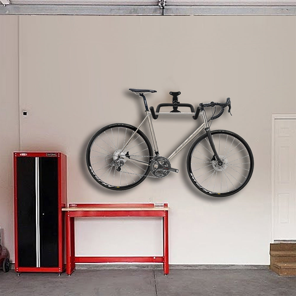 Maclean Horizontal Wall-Mounted Bike Rack, Steel, Max. Load 30 kg, MC-431, 4 pieces