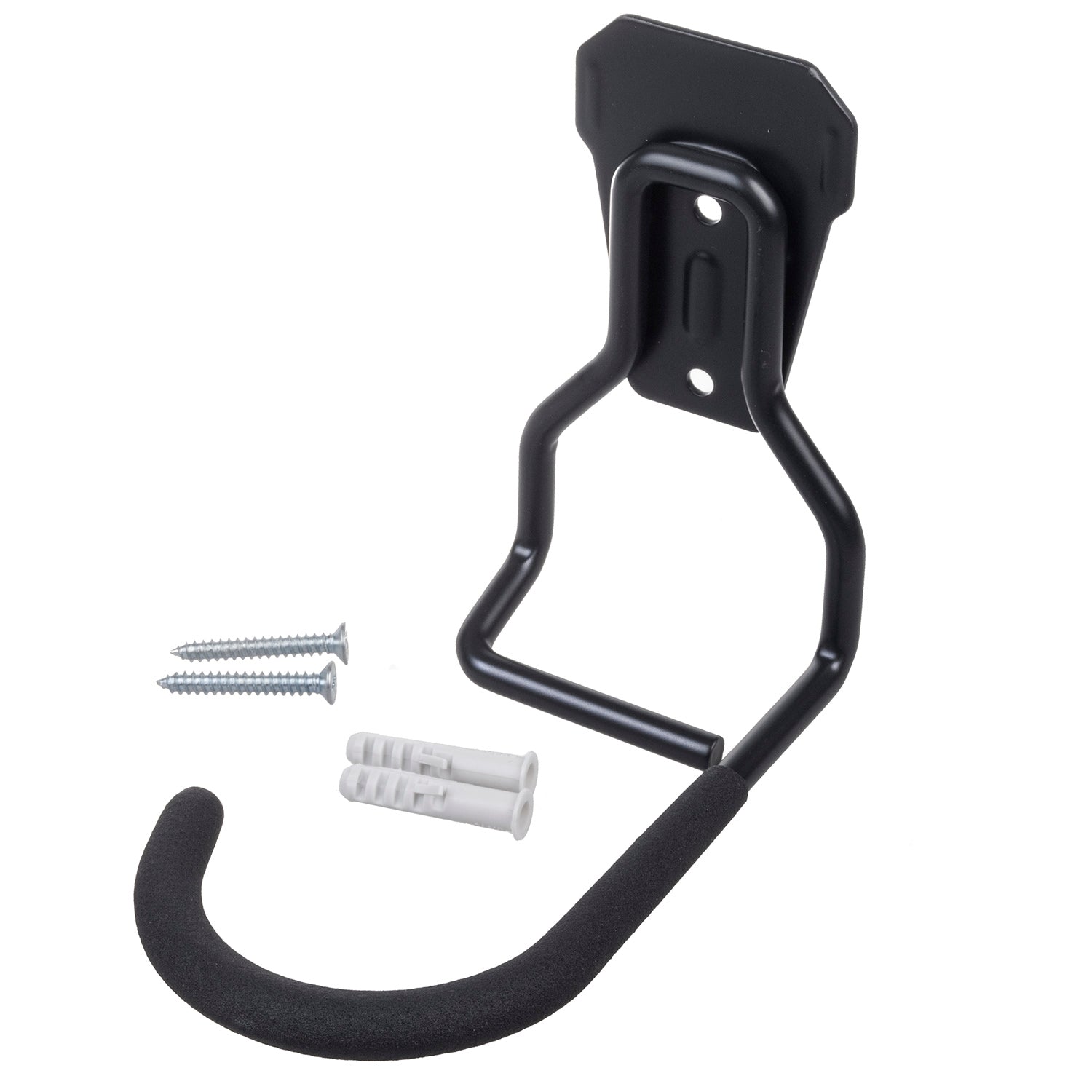 Maclean Vertical Wall-Mounted Bike Rack, Steel, Max. Load 20 kg, MC-43 ...