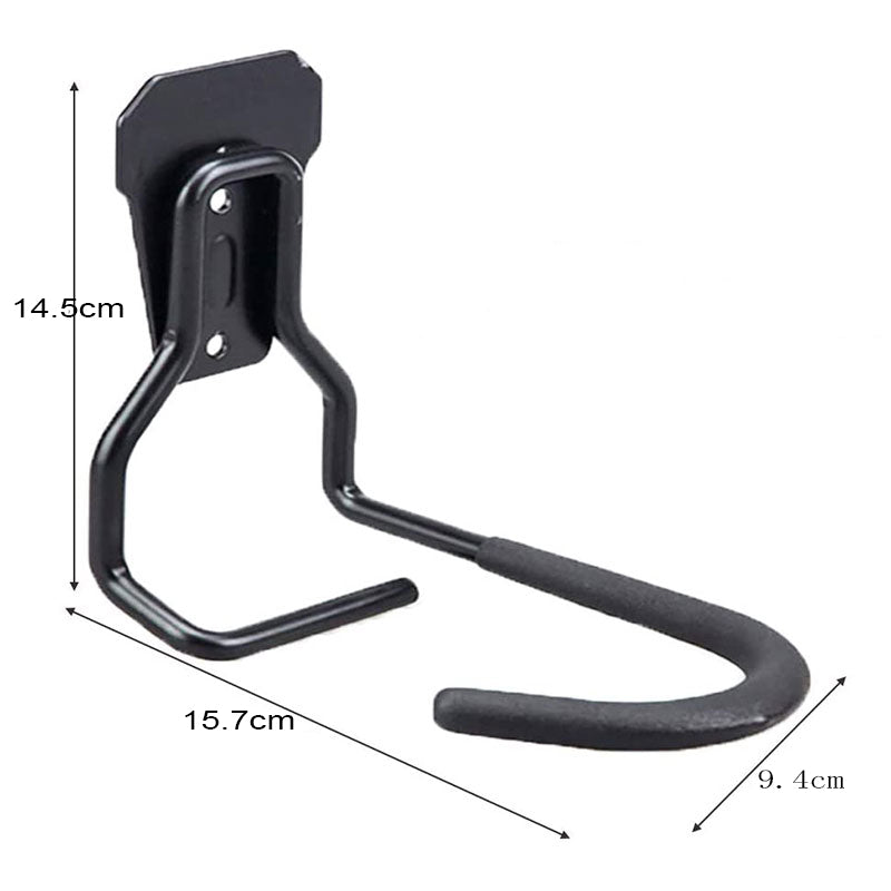 Maclean Vertical Wall-Mounted Bike Rack, Steel, Max. Load 20 kg, MC-433, 3 pieces