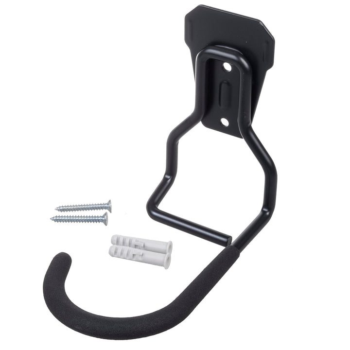 Maclean Vertical Wall-Mounted Bike Rack, Steel, Max. Load 20 kg, MC-433, 4 pieces
