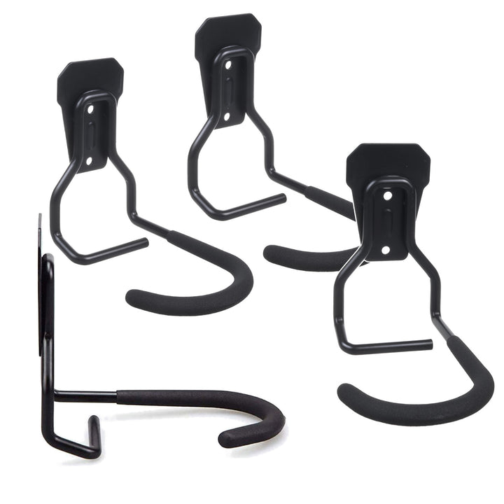 Maclean Vertical Wall-Mounted Bike Rack, Steel, Max. Load 20 kg, MC-433, 4 pieces