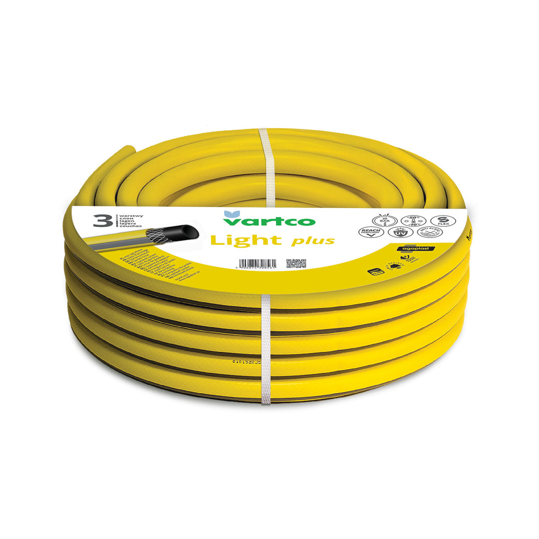 Vartco Garden Hose, 3-layer, flexible, 1" diameter, 20 m long, Light Plus