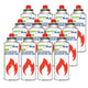 12 GreenBlue 227g gas cartridges. Certification: Pi 0875, compliant with EN 417, butane, operating range: -10°C to +40°C, GB227