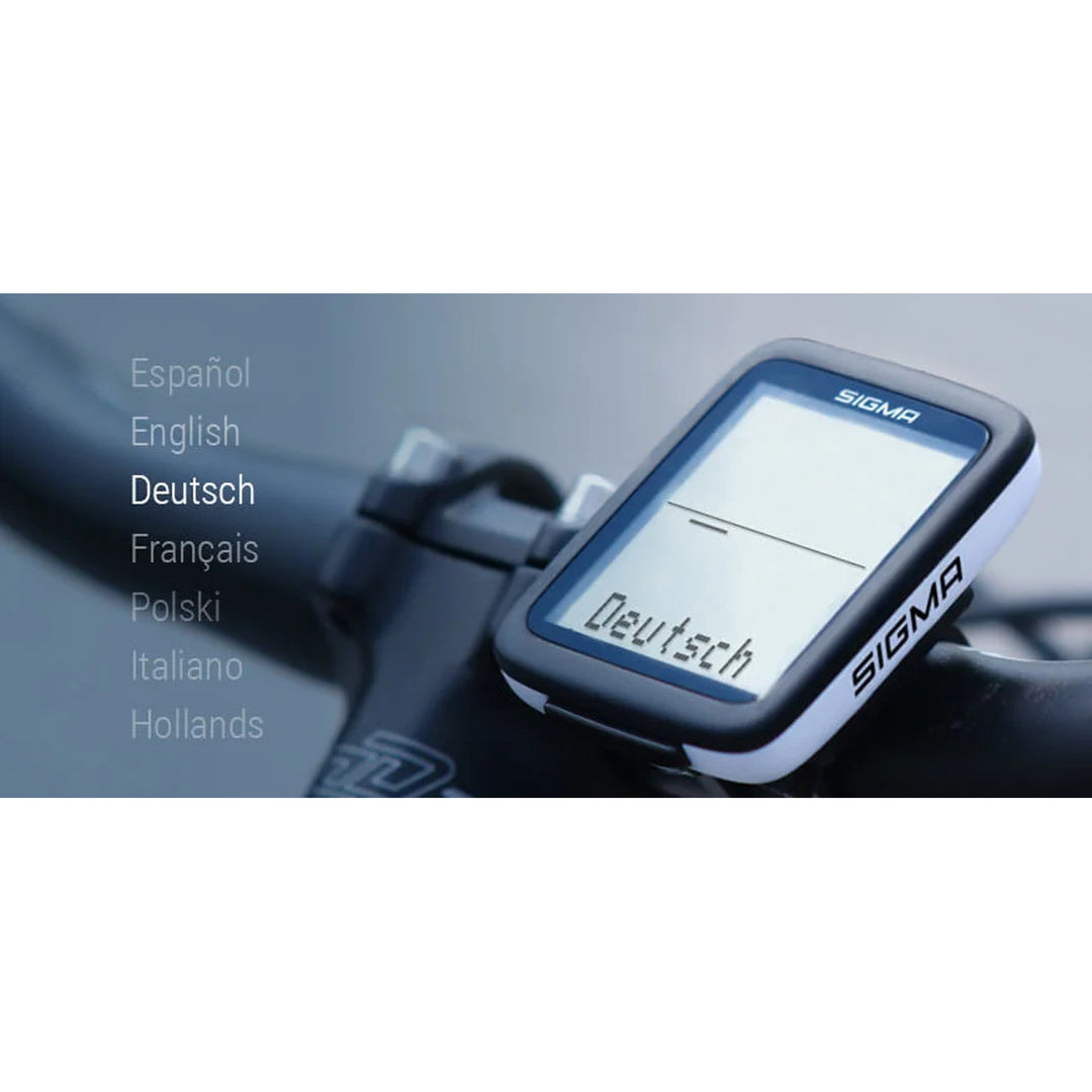 Sigma BC 10.0 WR bike computer, waterproof, weather-resistant, large and easy-to-read display, 10 functions