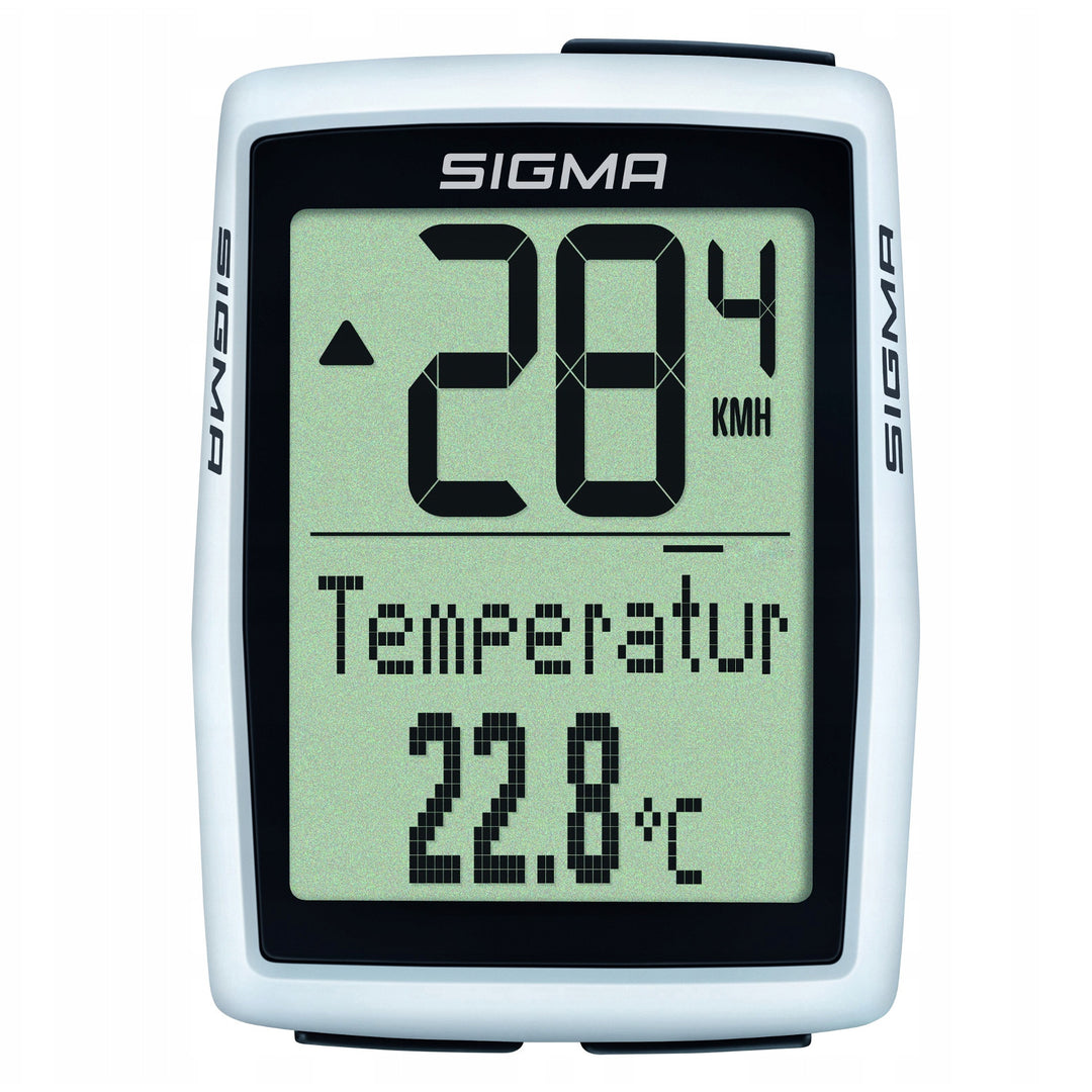 Sigma BC 12.0 WL Bike Computer, waterproof, weather-resistant, large and easy-to-read display, 12 functions