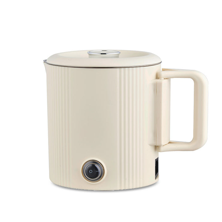 Maestro 2-in-1 Electric Kettle / Travel Pot, 0.8 L capacity, 600 W power, foldable handle, 110 V/230 V voltage selector switch, beige, MR-009-BEIGE