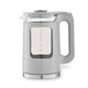 Maestro Glass Electric Kettle, 1.7L capacity, 2200W power, water level indicator, LED backlight, swivel base, gray, MR-065-GREY