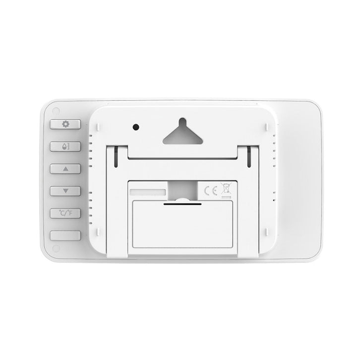 GreenBlue Wireless Weather Station, Indoor/Outdoor Temperature and Humidity, Clock/Alarm/Date, °C / °F, Range up to 60 m, GB442 W