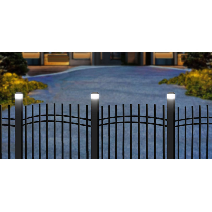 GreenBlue Solar LED Pole Light, 60x40mm, Envelope-Shaped Canopy, GB125, 2 pieces