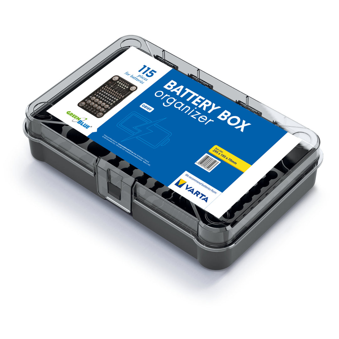 GreenBlue GB189 Battery Organizer + Lamex Digital Battery and Rechargeable Battery Tester