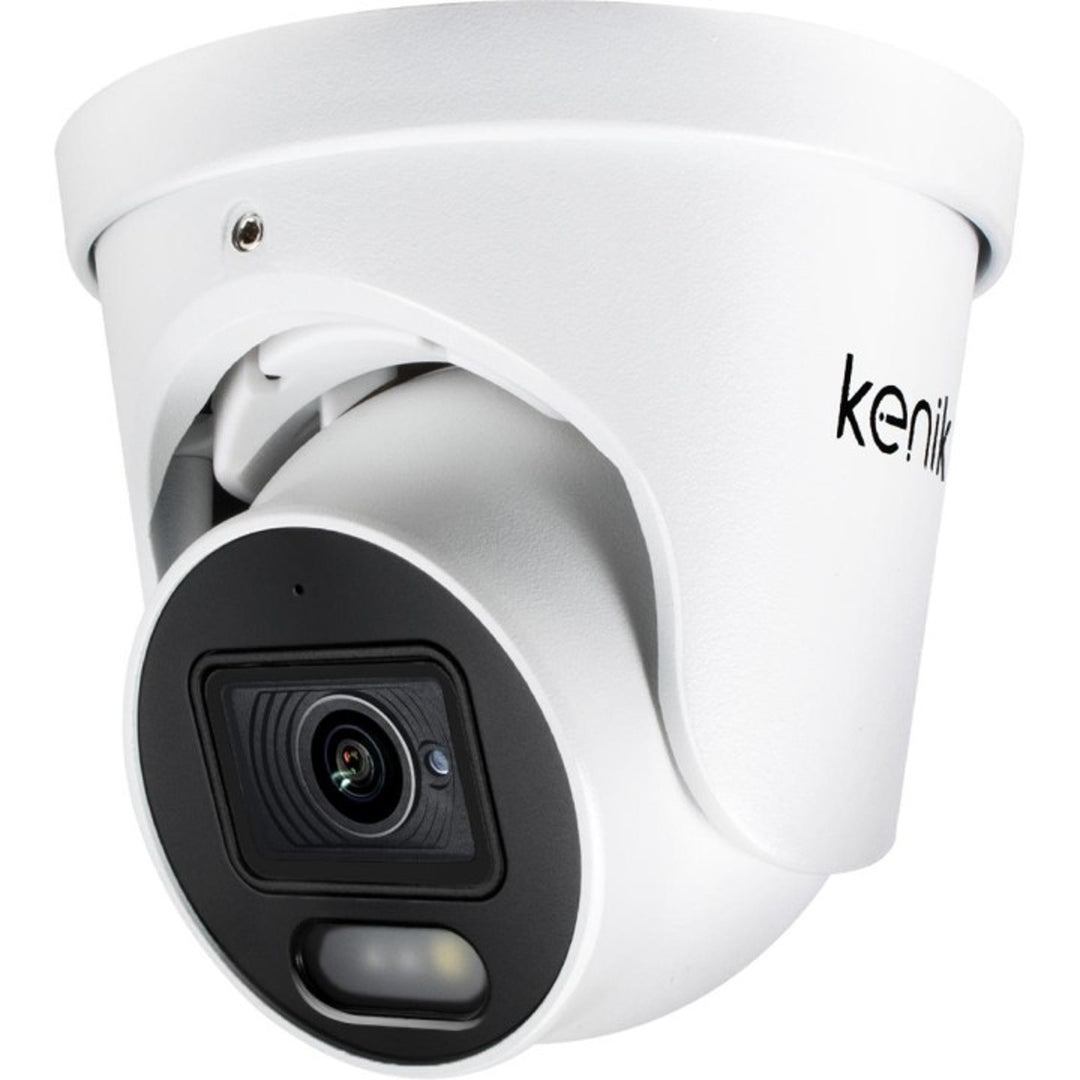 Kenik IP camera, 4 MP resolution at 20 fps, motion detection, automatic IR filter, built-in microphone, dome housing, KG-430DPA-E