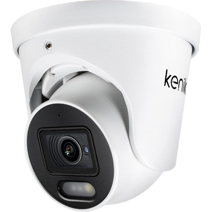 Kenik IP camera, 4 MP resolution at 20 fps, motion detection, automatic IR filter, built-in microphone, dome housing, KG-430DPA-E