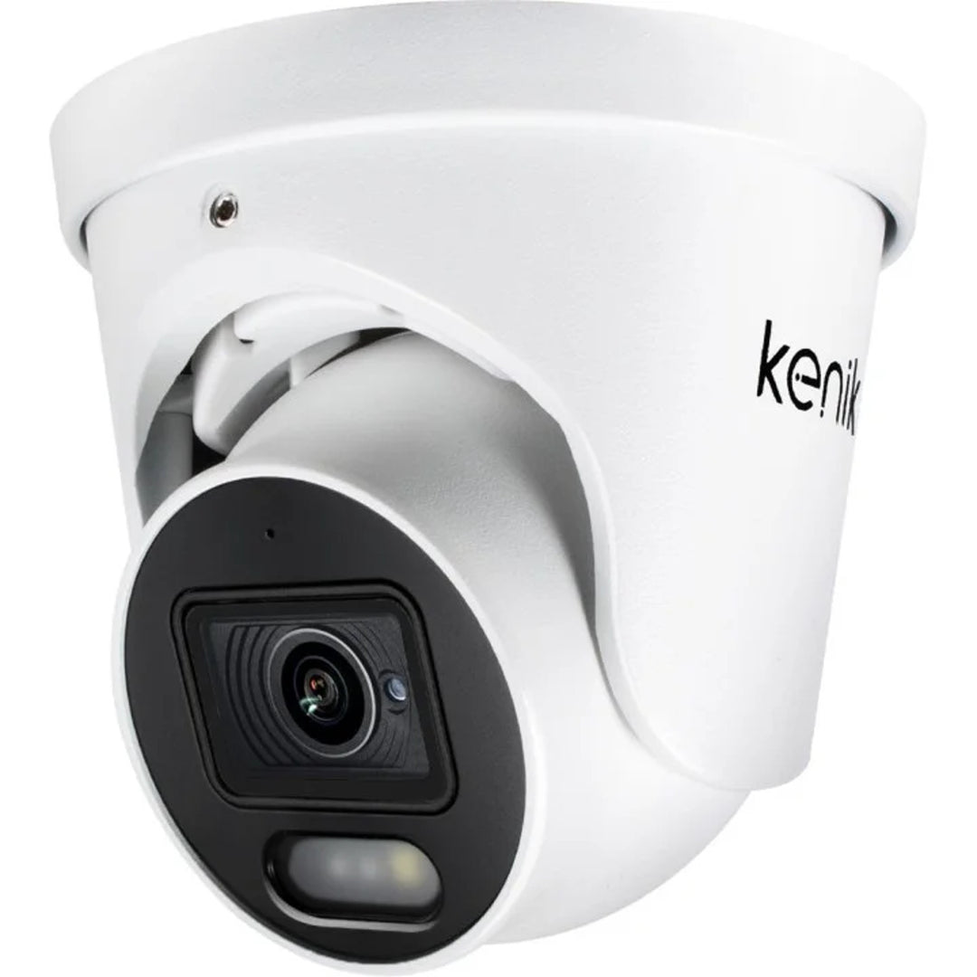 Kenik IP camera, 5 MP resolution at 20 fps, intelligent image analysis, Smart IR illuminator, built-in microphone, dome housing, KG-530DPA-L-G