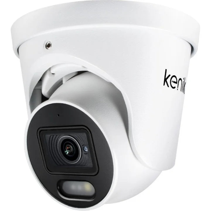 Kenik IP camera, 5 MP resolution at 20 fps, intelligent image analysis, Smart IR illuminator, built-in microphone, dome housing, KG-530DPA-L-G