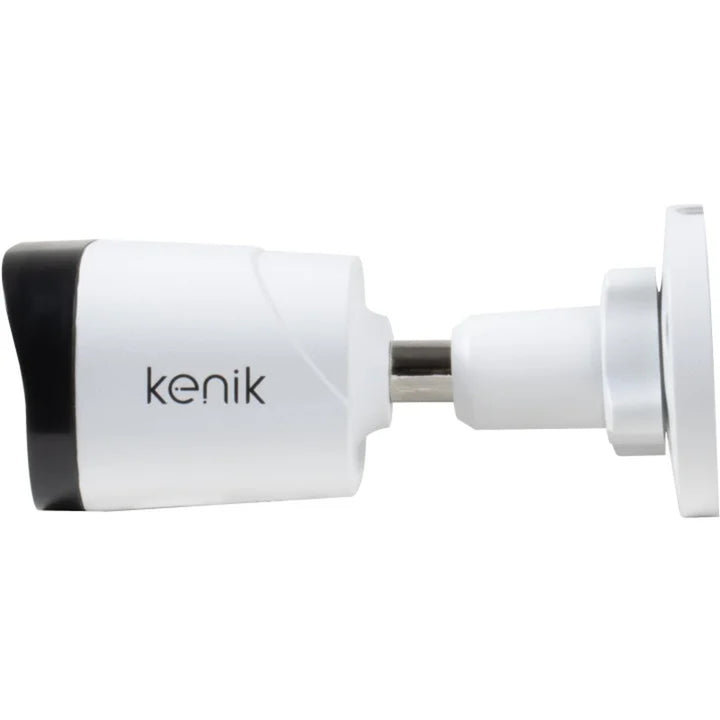Kenik IP camera, 4 MP resolution at 20 fps, built-in microphone, SMART IR illuminator, bullet-style housing, KG-430TPA-E
