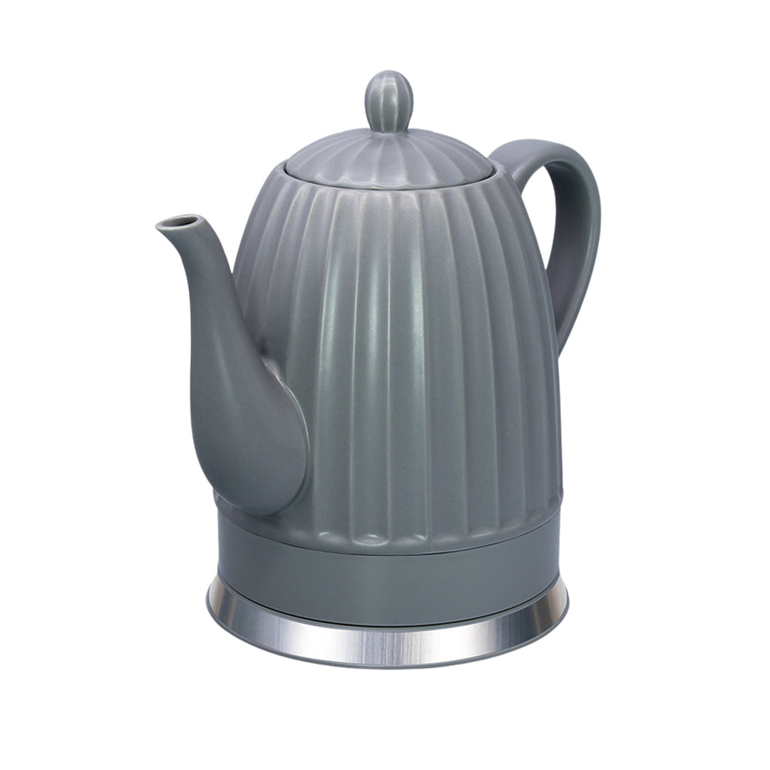 Maestro Ceramic Electric Kettle, gray, 1500W, 1.5L capacity, swivel base, water level indicator, 65cm power cord, MR-077
