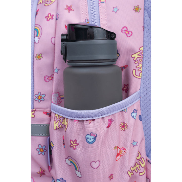 Hello Kitty Coolpack School Backpack, Primo Pro size (16"), contoured back and padded shoulder straps, 2 main compartments and a laptop pocket, reinforced bottom, F162025
