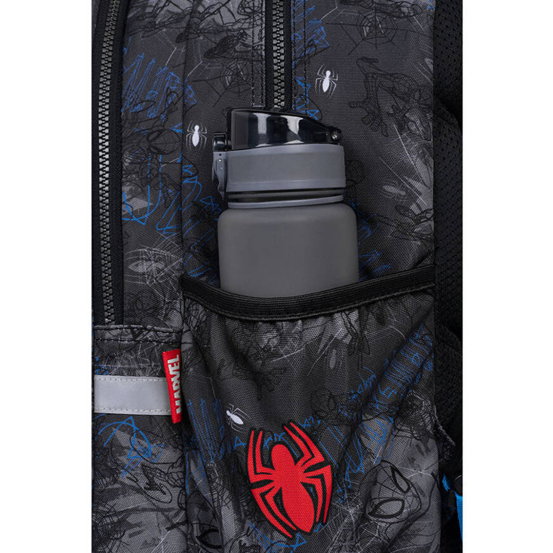 Spider-Man Coolpack School Backpack, Jerry size (15"), contoured back, 3 spacious compartments, reinforced bottom, F029777