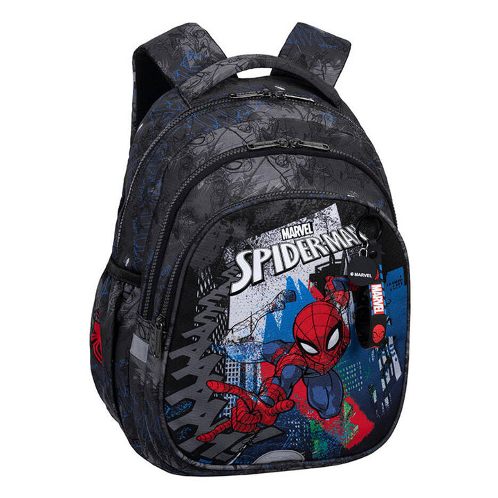 Spider-Man Coolpack School Backpack, Jerry size (15"), contoured back, 3 spacious compartments, reinforced bottom, F029777