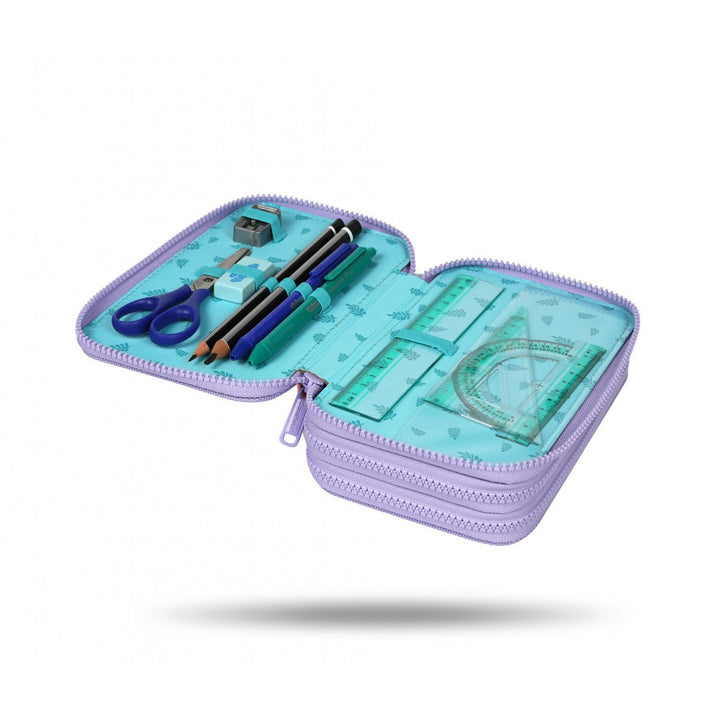 Stitch Coolpack School Set, Jerry 2-Compartment Backpack (15"), Jumper 3 Pencil Case, and a Sports Shoe Bag