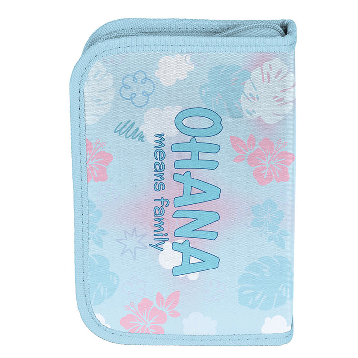 Stitch Paso School Set, backpack with two compartments, reflective elements, and a padded back panel; pencil case (empty) with loops for stationery; shoe bag that can be worn on the back, DS26WW