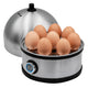 GreenBlue Stainless Steel Egg Cooker, 200W, holds up to 7 eggs, measuring cup included, 220-240V~, 50/60 Hz, GB357