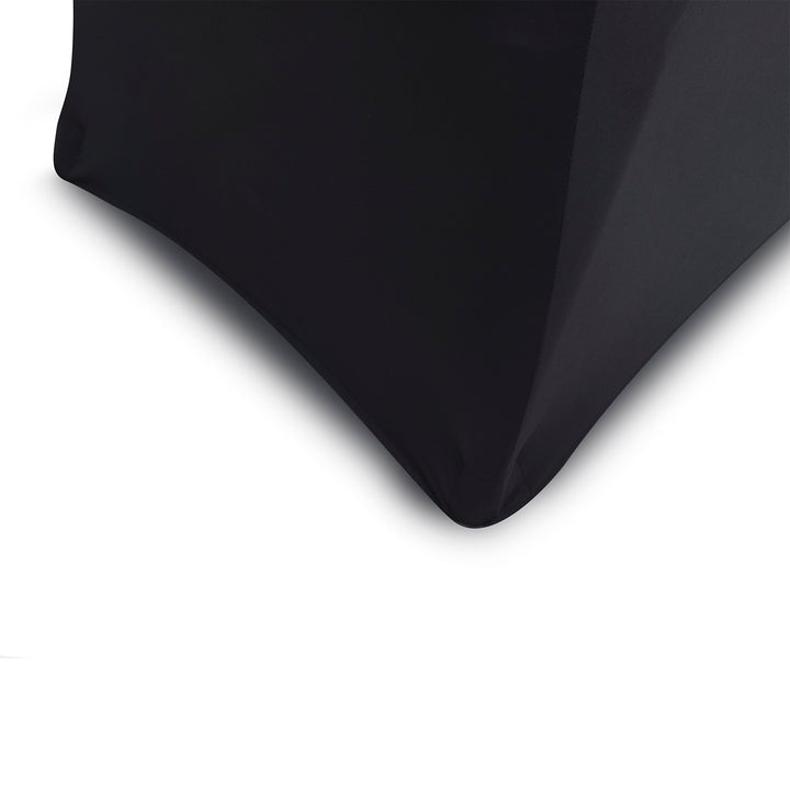 GreenBlue Black Catering Chair Cover, 88x50x45 cm, Spandex, GB373, 4 pieces