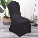 GreenBlue Black Catering Chair Cover, 88x50x45 cm, Spandex, GB373, 4 pieces