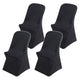 GreenBlue Black Catering Chair Cover, 88x50x45 cm, Spandex, GB373, 4 pieces