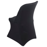 GreenBlue Black Catering Chair Cover, 88x50x45 cm, Spandex, GB373, 2 pieces
