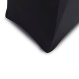 GreenBlue Black Catering Chair Cover, 88x50x45 cm, Spandex, GB373, 2 pieces