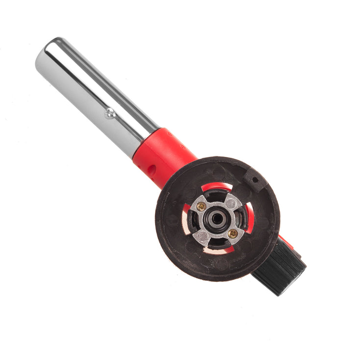 Alpen Camping cartridge burner, flame temperature 1300°C, piezo ignition, flame adjustment, ETNA + 4x 227g GreenBlue gas cartridges. Certification: Pi 0875, compliant with EN417