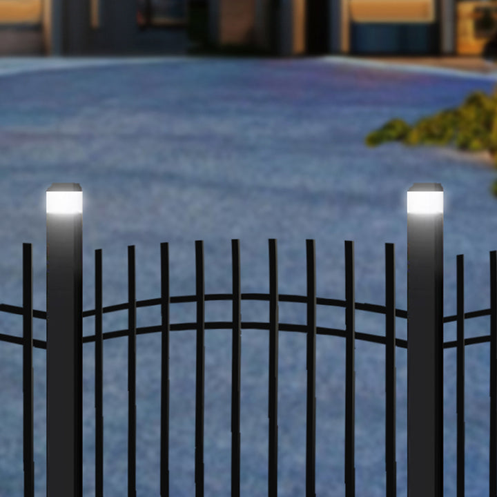 GreenBlue Solar LED Pole Light, 60x40mm, envelope-shaped canopy, 3200K, GB125 WW, 2 pieces