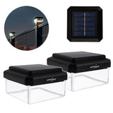GreenBlue Solar LED Pole Light, 100x100mm, Envelope-shaped Canopy, 3200K, GB128 WW, 2 pieces