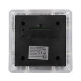 GreenBlue Solar LED Post Light, 100x100mm, Envelope-shaped Canopy, 3200K, GB128 WW, 4 pieces