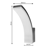 Maclean LED Light, Gray, 20W, IP65, 2750 lm, Neutral White (4000K) MCE511 GR, 2 pieces