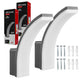Maclean LED Light, Gray, 20W, IP65, 2750 lm, Neutral White (4000K) MCE511 GR, 2 pieces