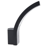 Maclean LED Facade Light, 800 lm, IP54, 10 W, natural white (4000 K), black, MCE343 B, 2 pieces