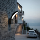 Maclean LED Facade Light, 800 lm, IP54, 10 W, natural white (4000 K), black, MCE343 B, 2 pieces