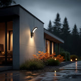 Maclean LED Facade Light, 800 lm, IP54, 10 W, natural white (4000 K), black, MCE343 B, 2 pieces