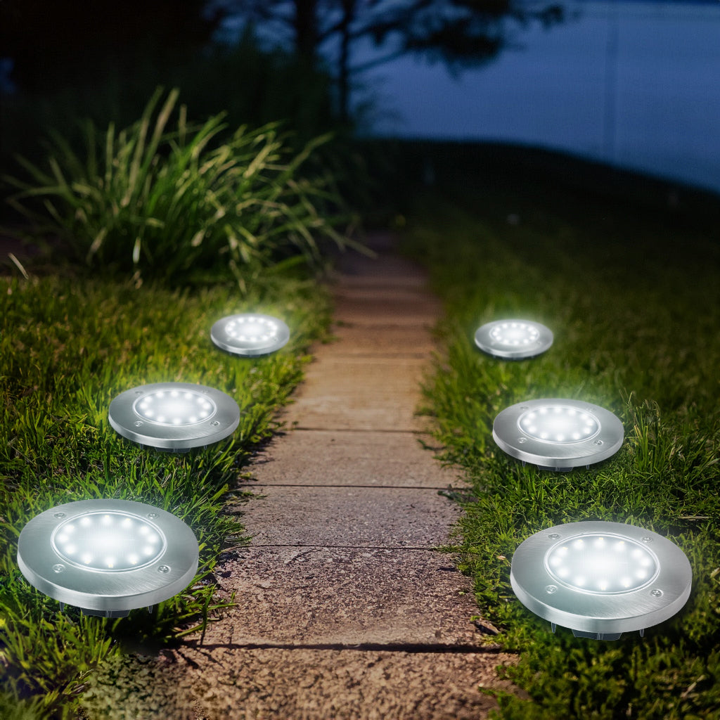 Maclean IP44 Solar LED Garden Motion Sensor Light, 12 SMD LEDs, 4000K, Ni-MH 600 mAh, 0.7W, MCE318, 4 pieces
